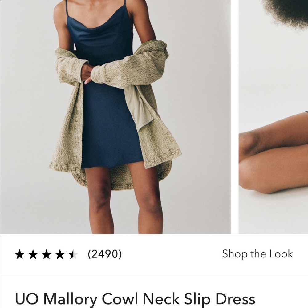 Urban Outfitters Cowl Neck Dress worn once